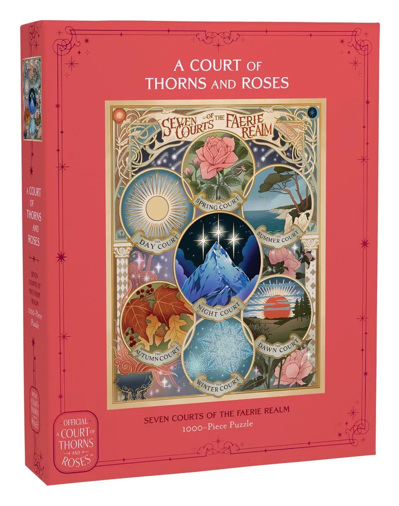 A Court Of Thorns And Roses Official Seven Courts Of The Faerie Realm 1000-piece Puzzle de Chronicle Books – photo du livre