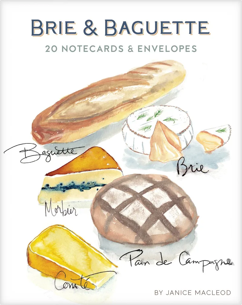 Brie & Baguette Notes de Chronicle Books – photo du livre