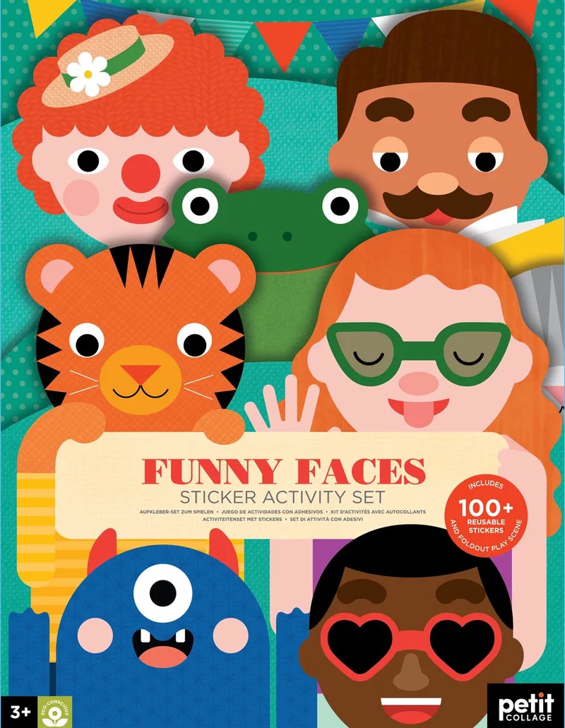 Sticker Activity Set: Funny Faces von Chronicle Books – Buchfoto