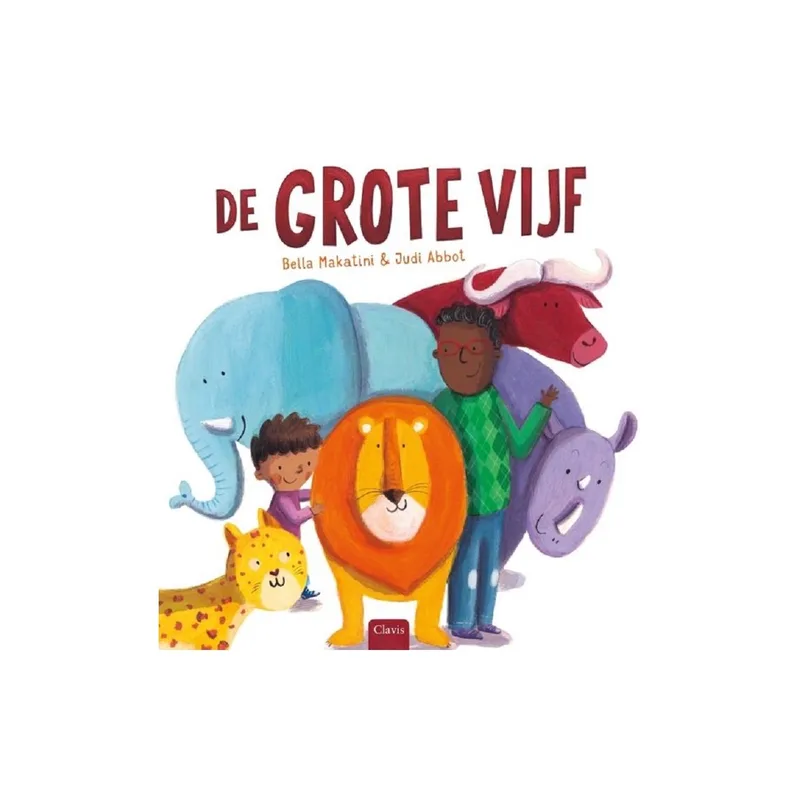 De grote vijf von Clavis – Buchfoto