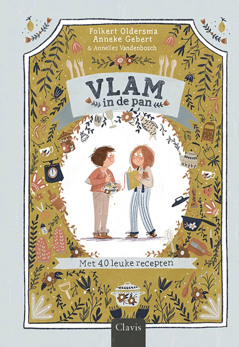 Vlam in de pan! fra Clavis – billede af bogen