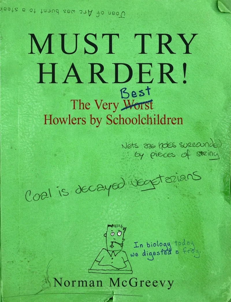 Must Try Harder van Constable – boekfoto