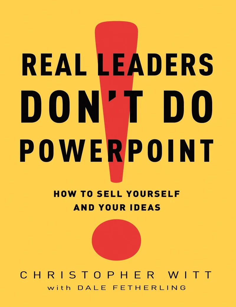Real Leaders Don't Do PowerPoint von Crown – Buchfoto