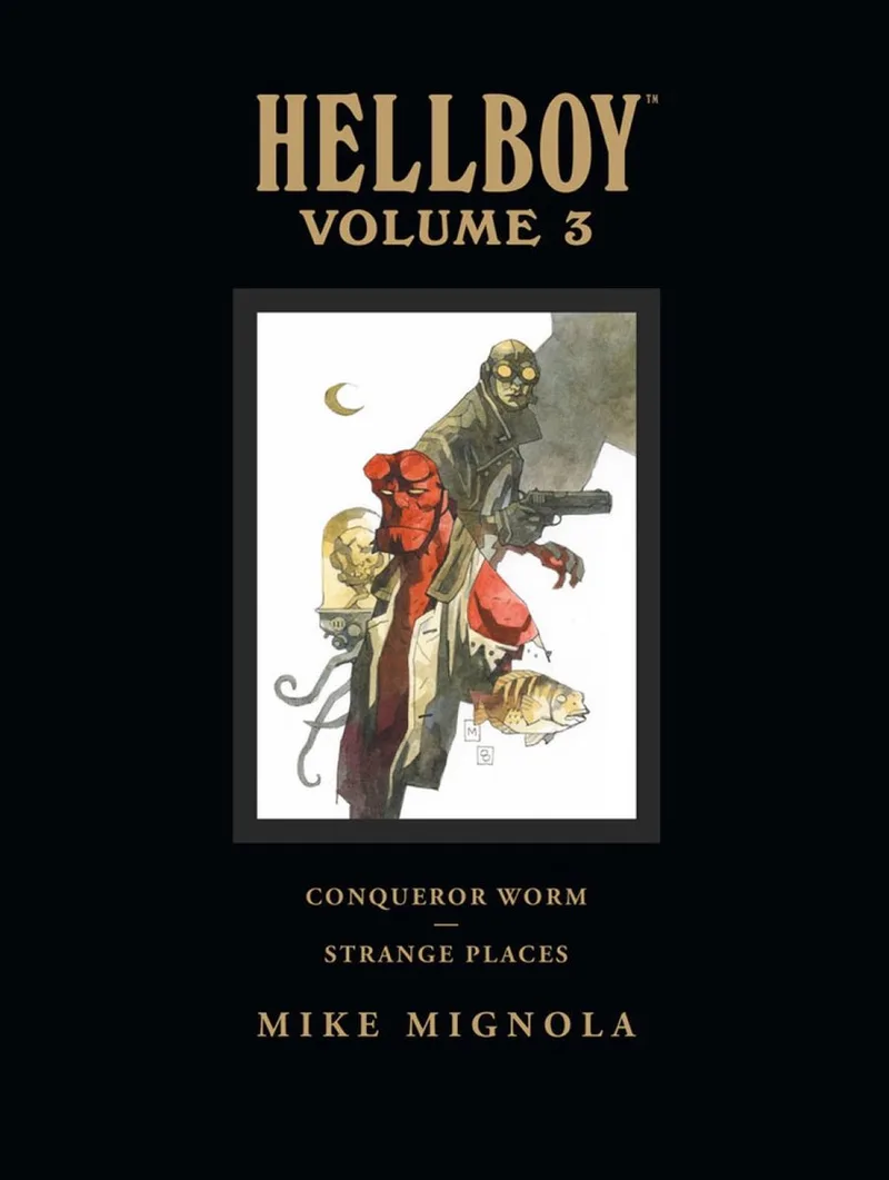 Hellboy Library Ed Vol 3 Conqueror Worm von Dark Horse Comics – Buchfoto