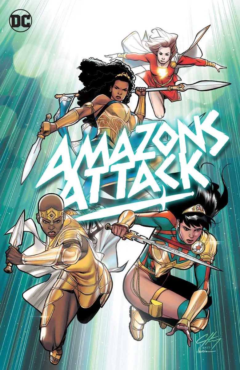 Amazons Attack de DC Comics – photo du livre