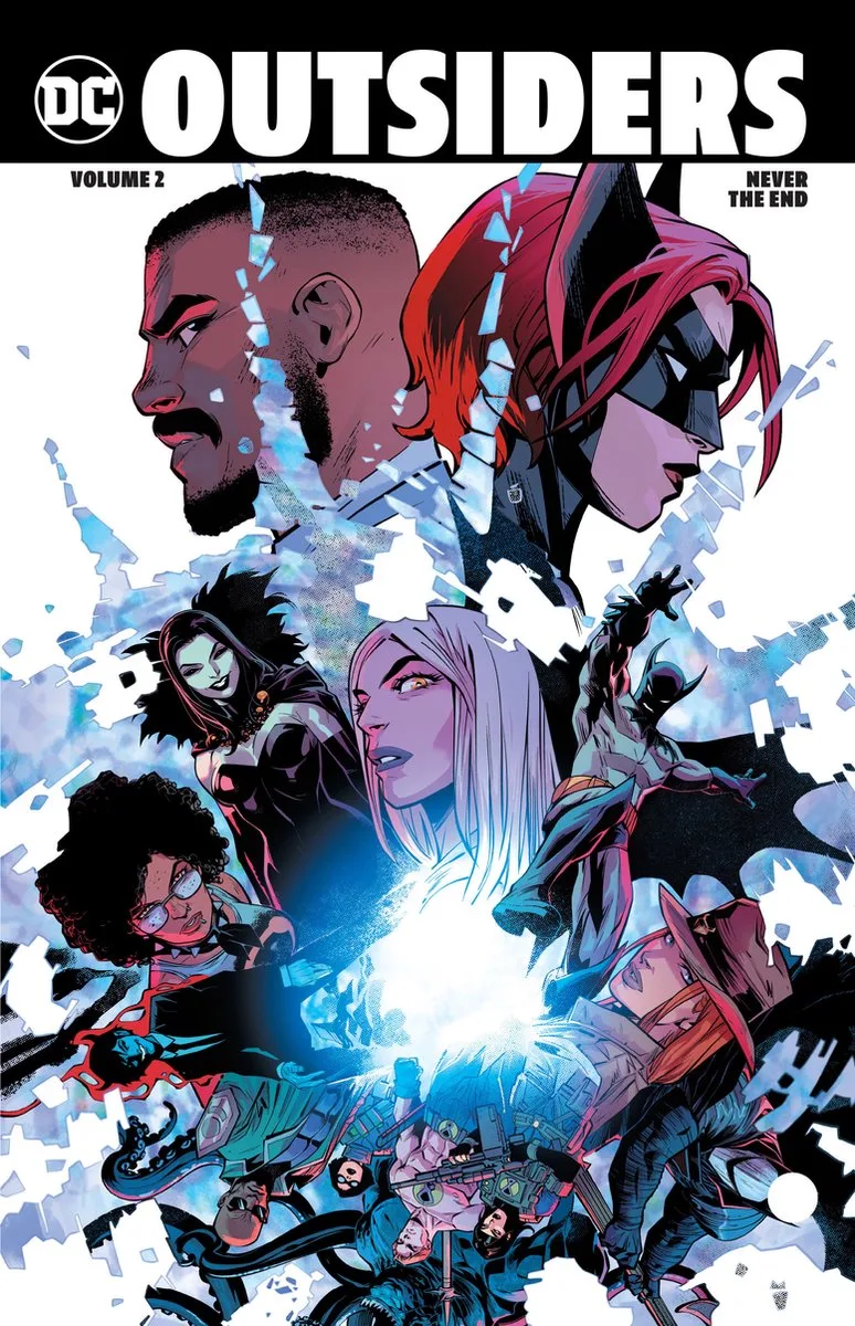 Outsiders Vol. 2: Never the End fra DC Comics – billede af bogen