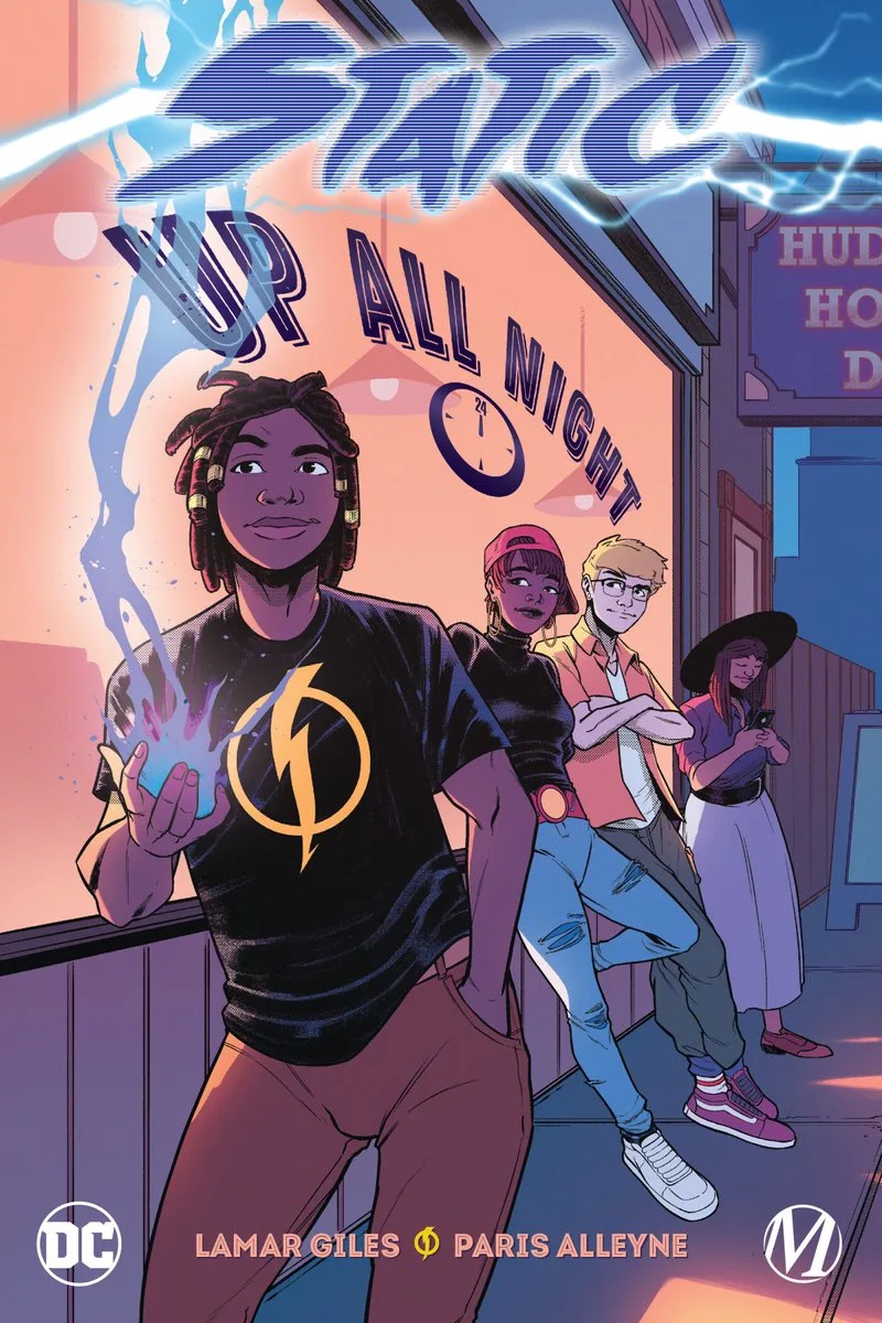 Static Up All Night von DC Comics – Buchfoto