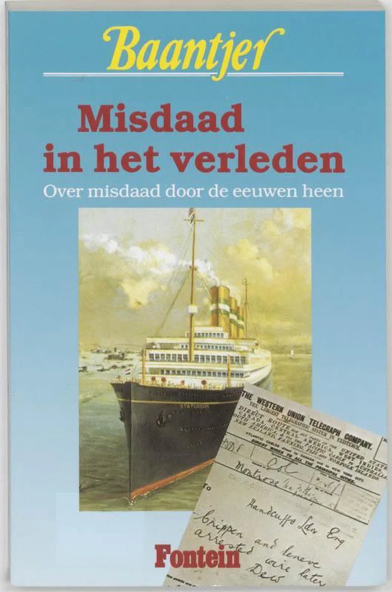 Misdaad in het verleden von De Fontein – Buchfoto
