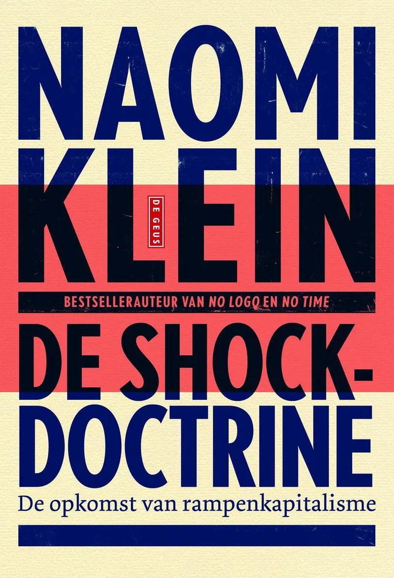 De shockdoctrine von De Geus – Buchfoto