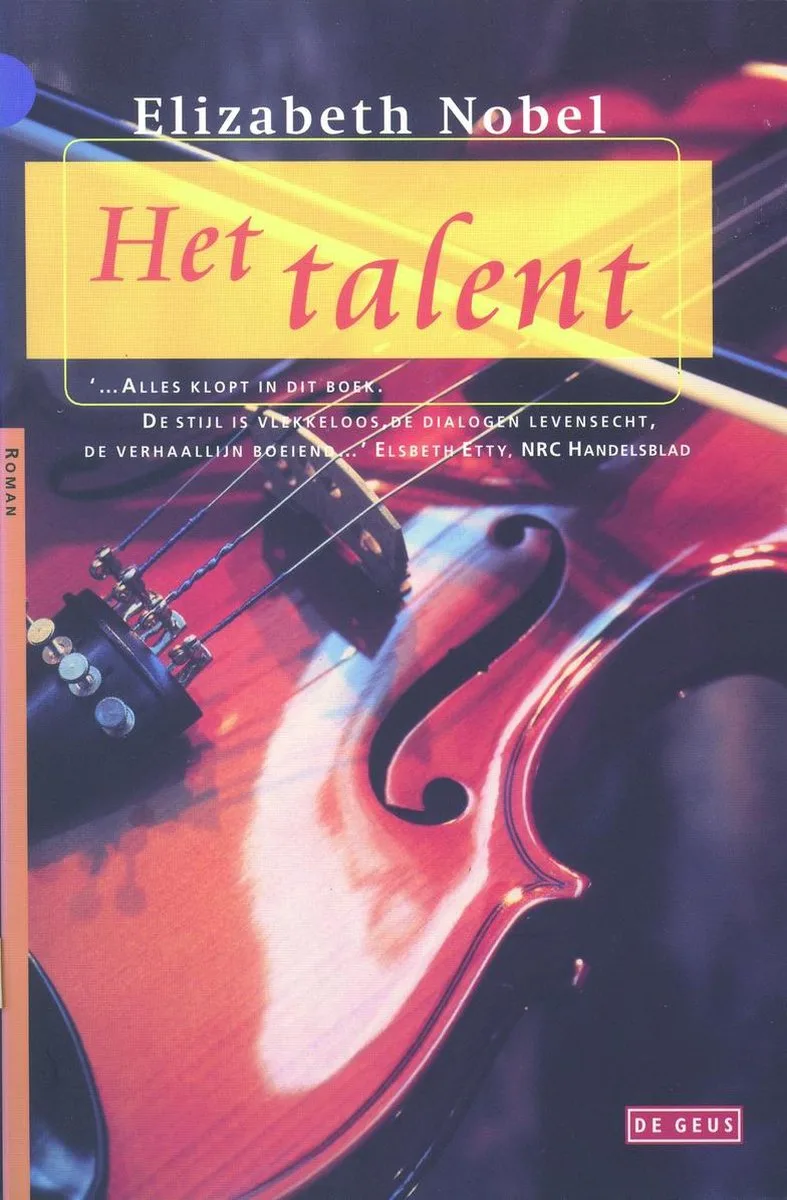 Het talent von De Geus – Buchfoto