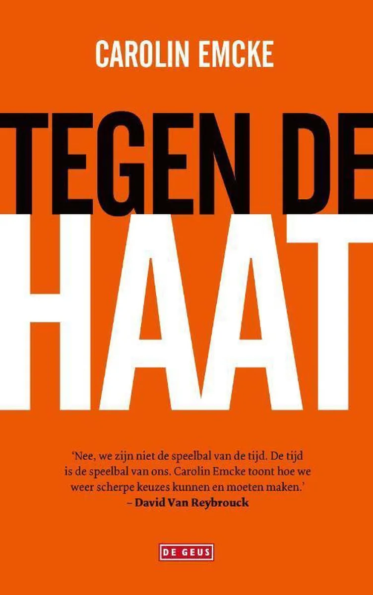 Tegen de haat von De Geus – Buchfoto