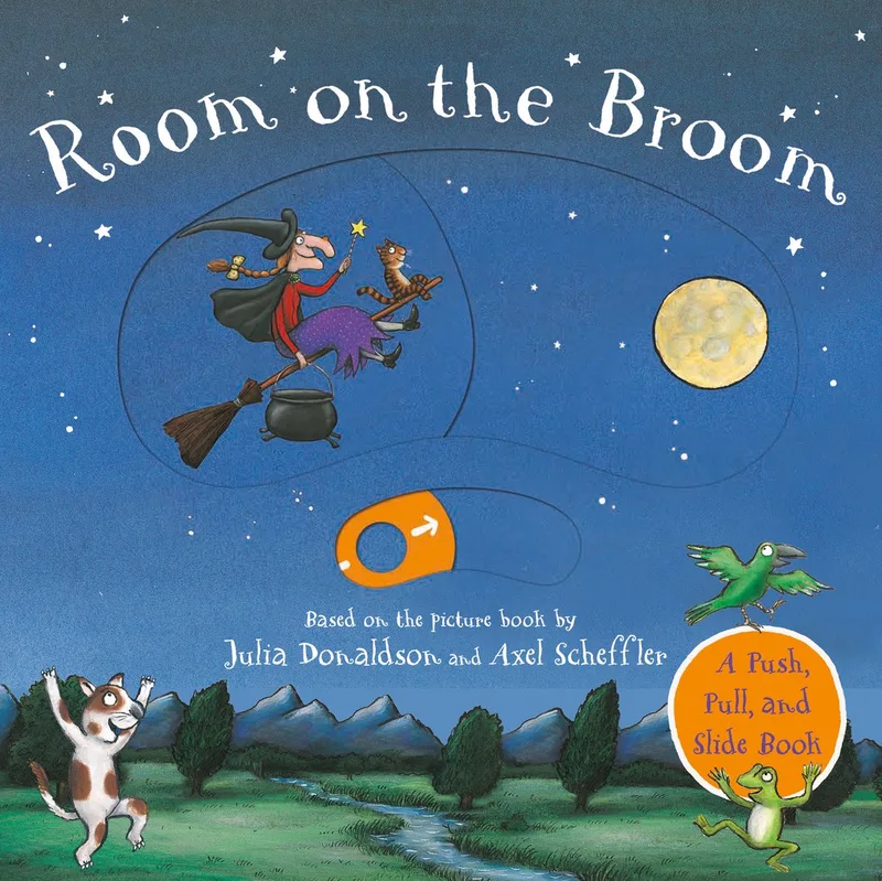 Room on the Broom PushPullSlide von Dial Books – Buchfoto