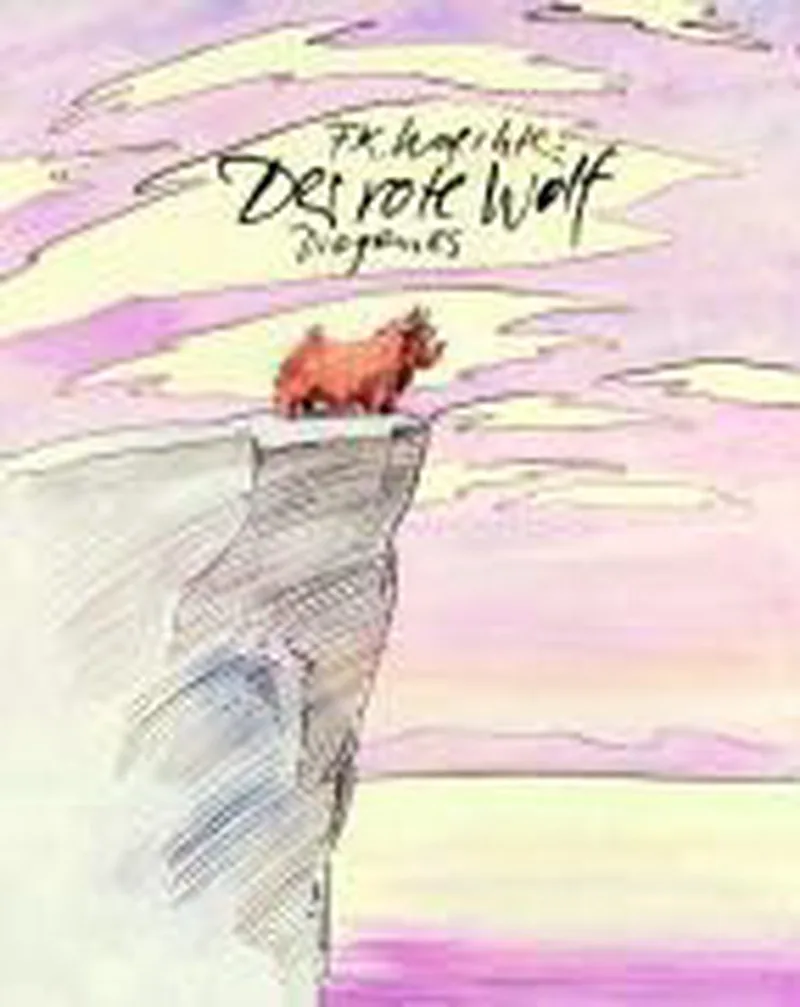 Der rote Wolf fra Diogenes – billede af bogen