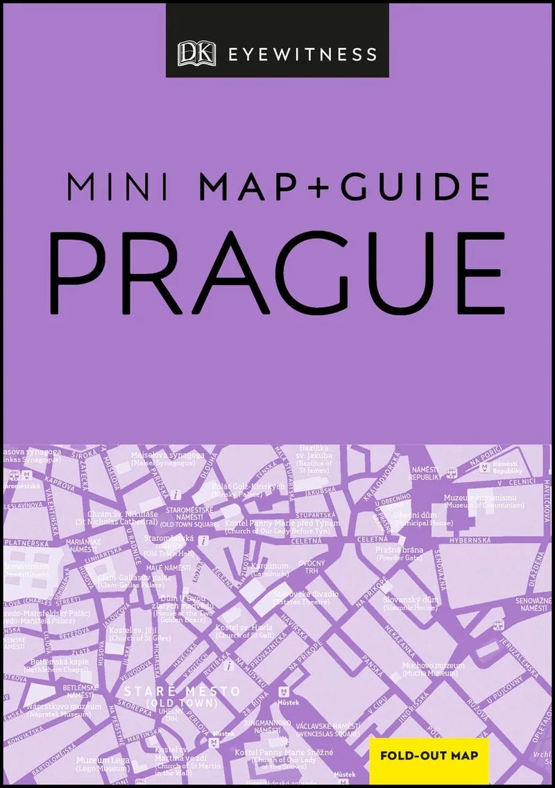 Prague Mini Map and Guide von DK Eyewitness – Buchfoto