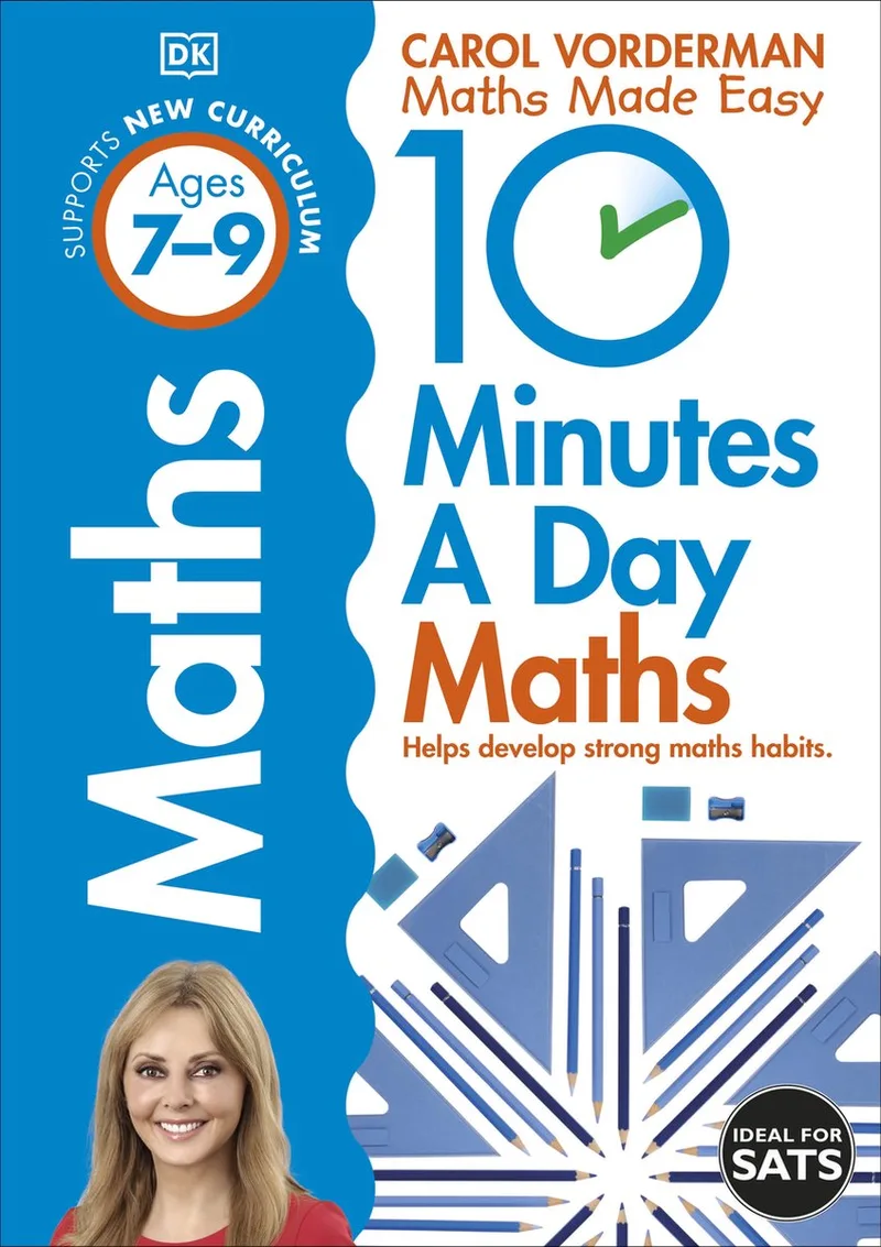 10 Mins Day Basic Maths Skills Ages 7-9 fra DK – billede af bogen