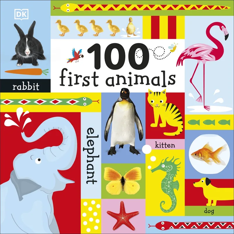 100 First Animals by DK – book photo