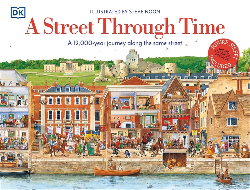 A Street Through Time van DK – boekfoto