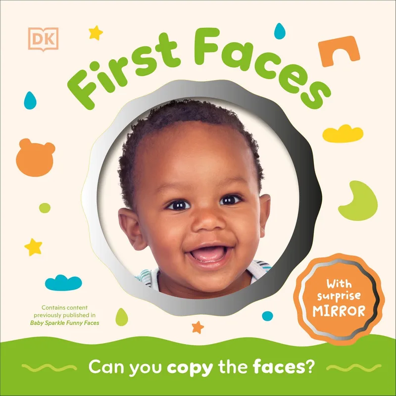 Baby Mirror- First Faces fra DK – billede af bogen