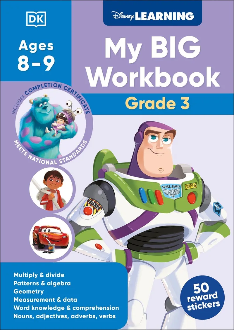 Disney Learning- Disney Learning Big Workbook Grade 3 de DK – photo du livre