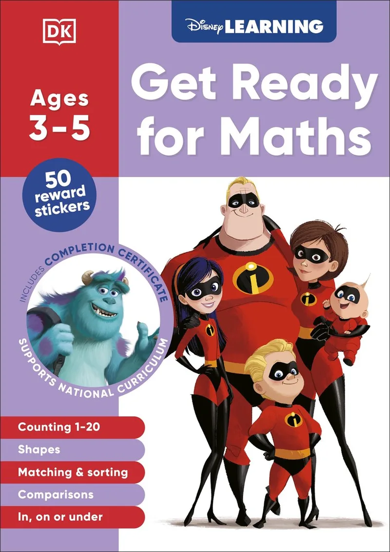 Disney Learning Get Ready for Maths (Ages 3-5) de DK – photo du livre