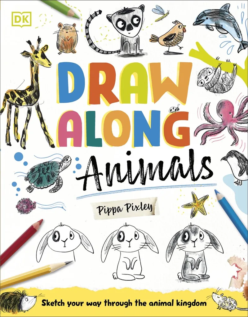 Draw Along Animals fra DK – billede af bogen