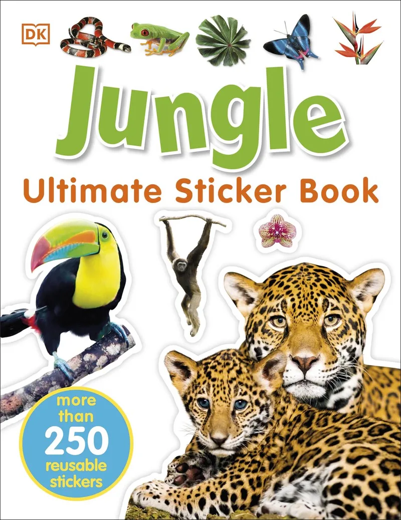 Jungle Ultimate Sticker Book von DK – Buchfoto