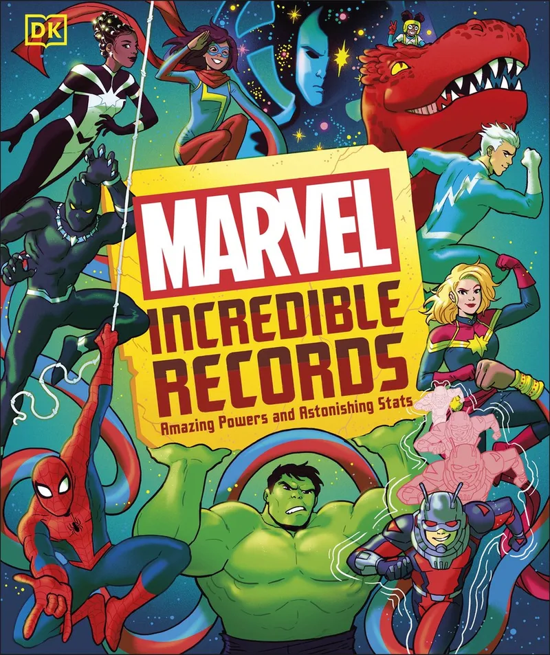 Marvel- Marvel Incredible Records fra DK – billede af bogen