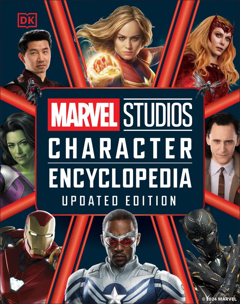 Marvel Studios Character Encyclopedia Updated Edition fra DK – billede af bogen