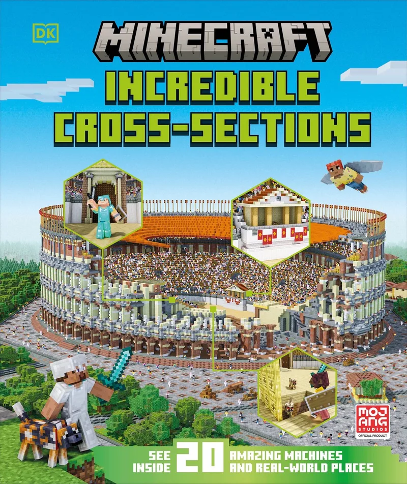 Minecraft Incredible Cross-Sections från DK – bokbild