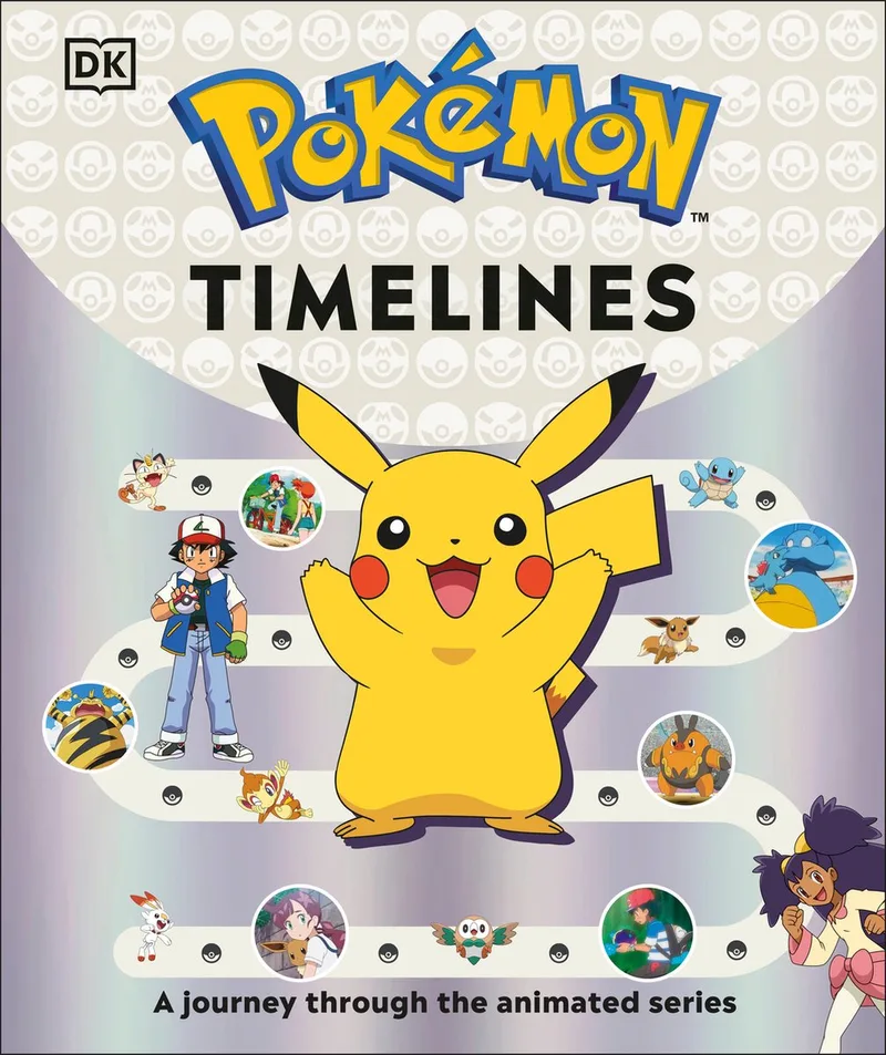 Pokémon Timelines de DK – photo du livre