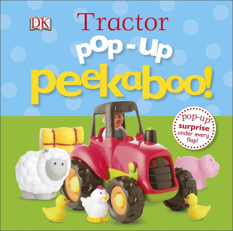 PopUp Peekaboo Tractor fra DK – billede af bogen