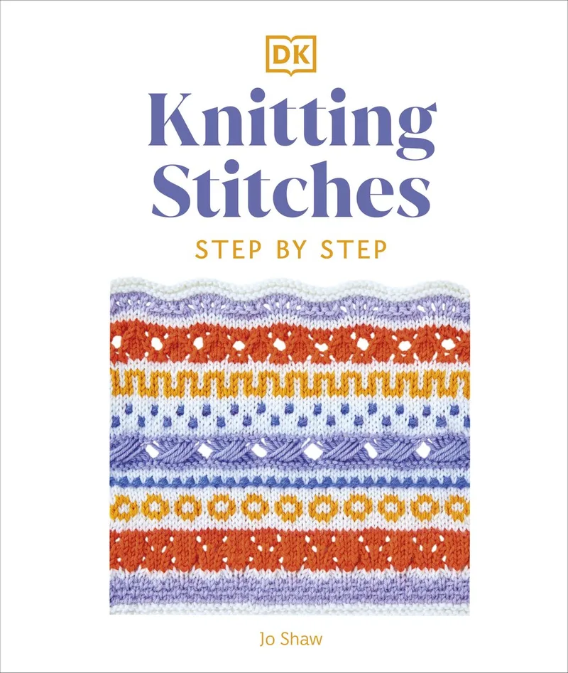 Step-by-Step Stitching- Knitting Stitches Step-by-Step von DK – Buchfoto