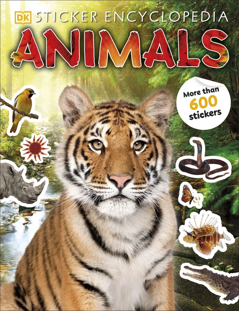 Sticker Encyclopedia Animals de DK – photo du livre