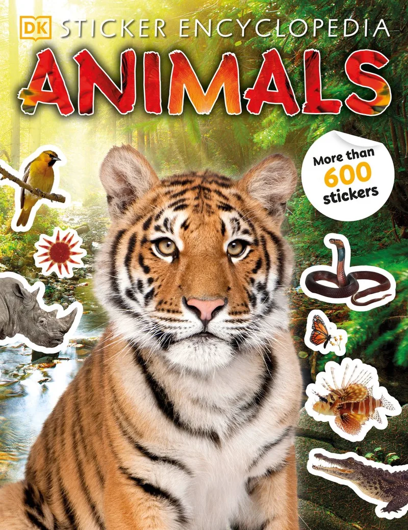 Sticker Encyclopedia Animals de DK – photo du livre