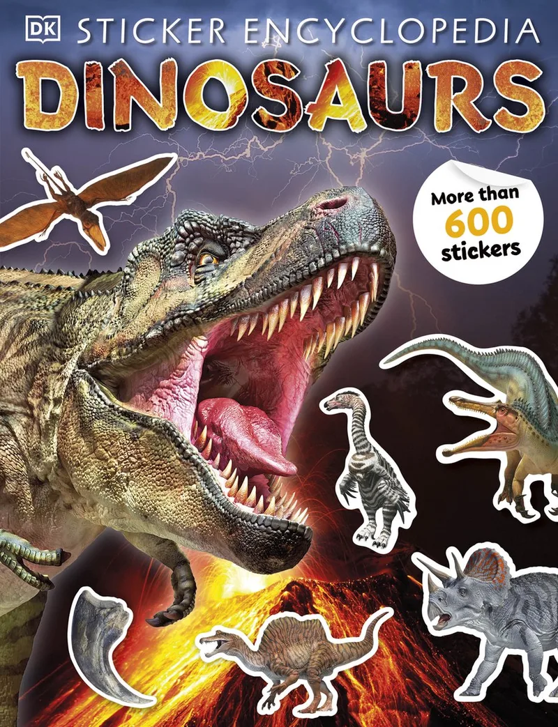 Sticker Encyclopedia Dinosaurs van DK – boekfoto