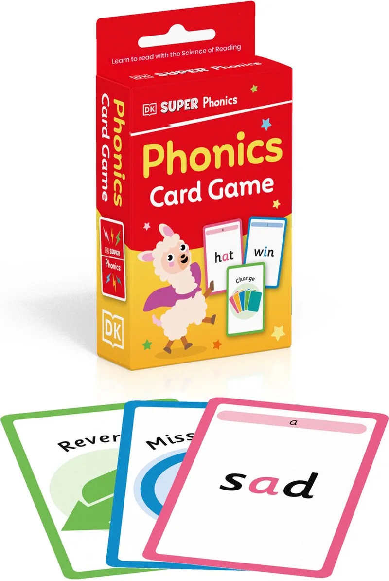 Super Phonics Card Game von DK – Buchfoto