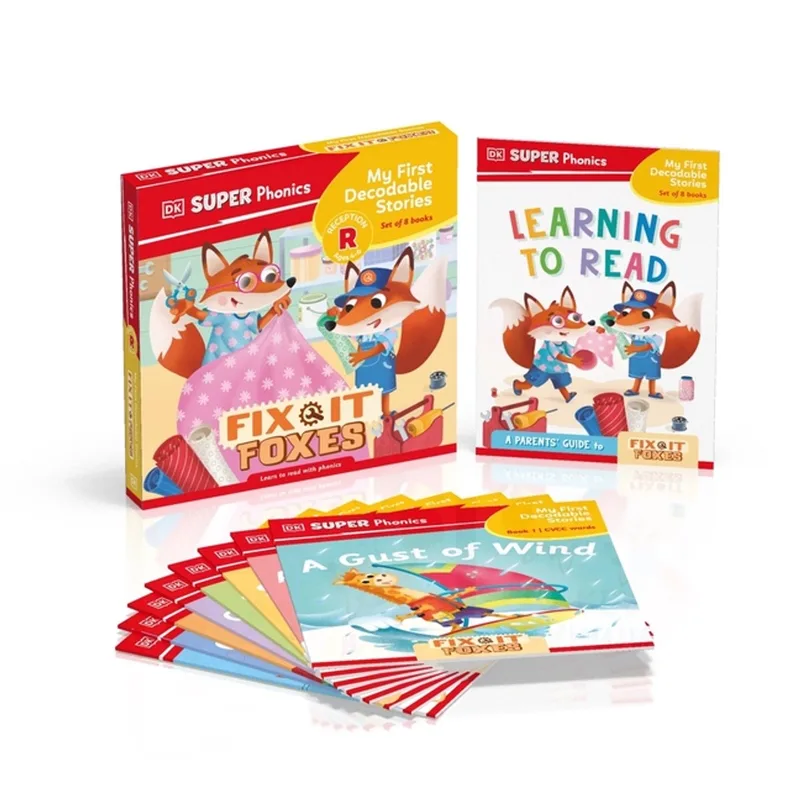 Super Phonics My First Decodable Stories Fix-it Foxes von DK – Buchfoto