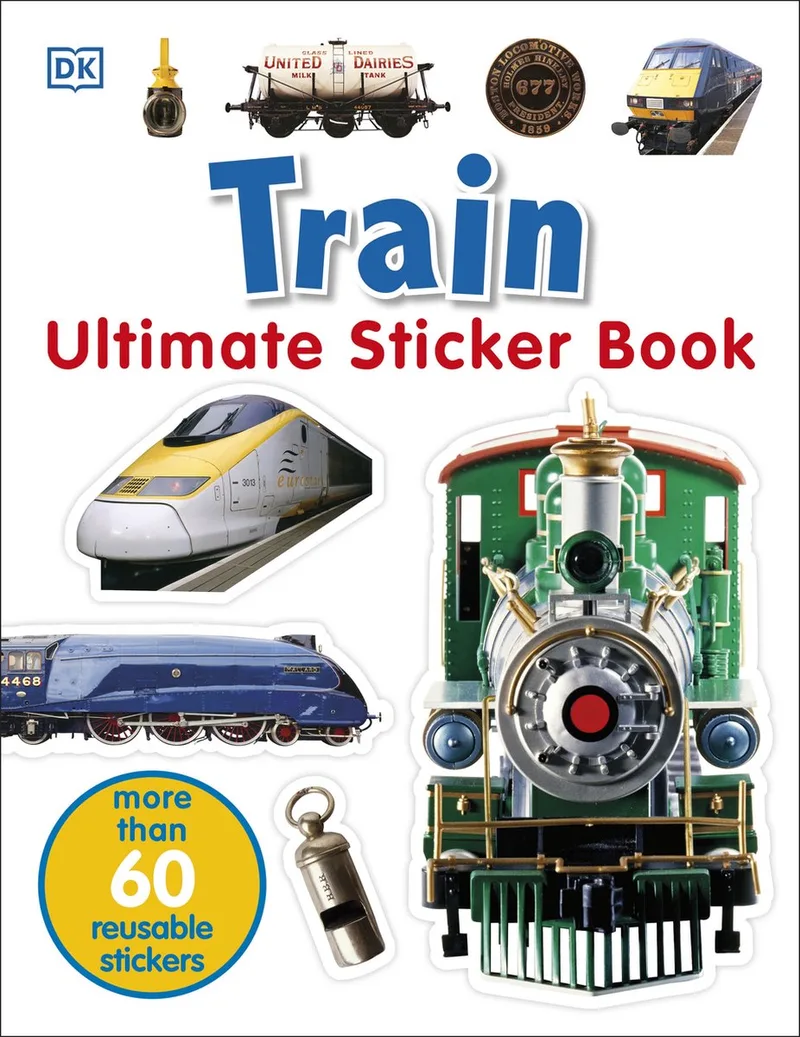 Train Ultimate Sticker Book fra DK – billede af bogen
