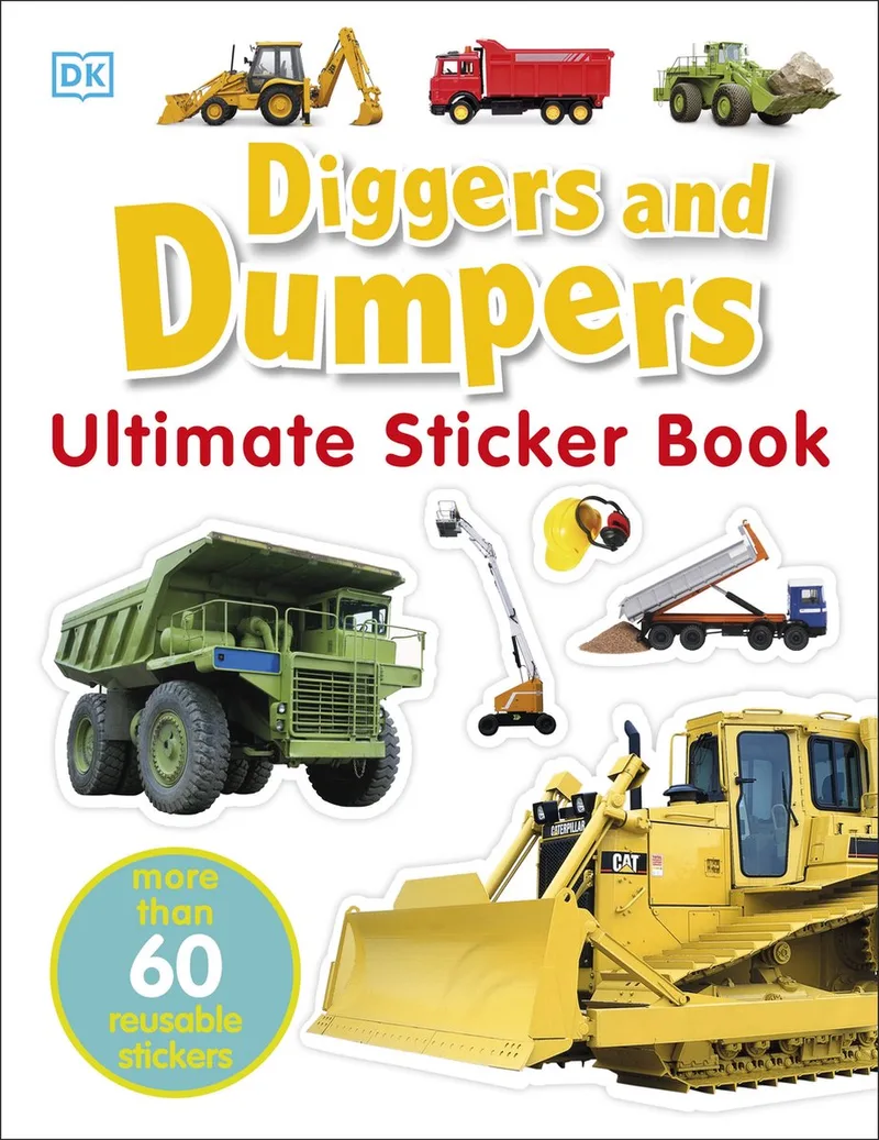 Ultimate Diggers & Dumpers Sticker Book von DK – Buchfoto
