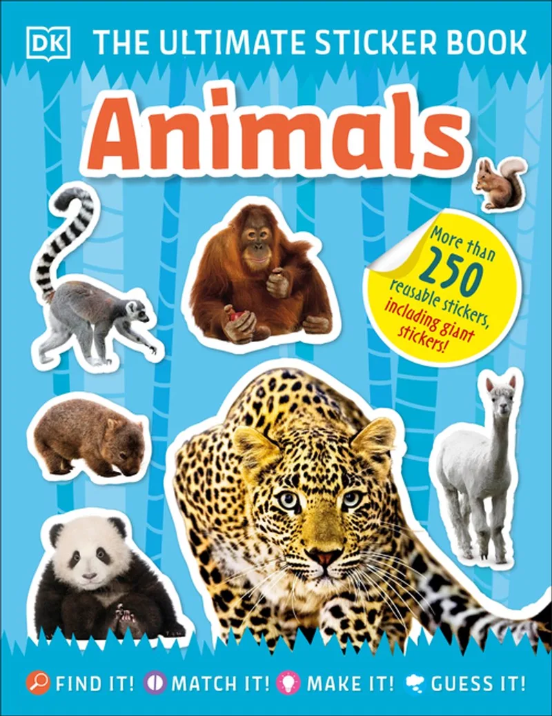 Ultimate Sticker Book Animals de DK – photo du livre