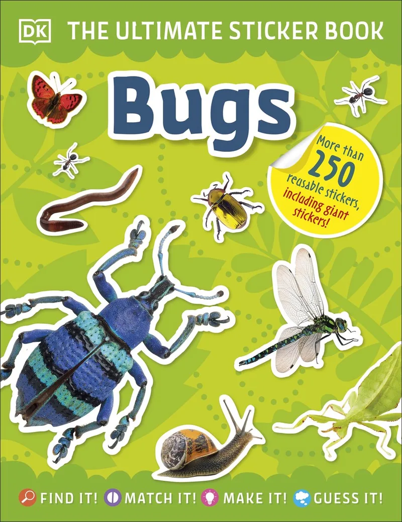 Ultimate Sticker Book Bugs fra DK – billede af bogen