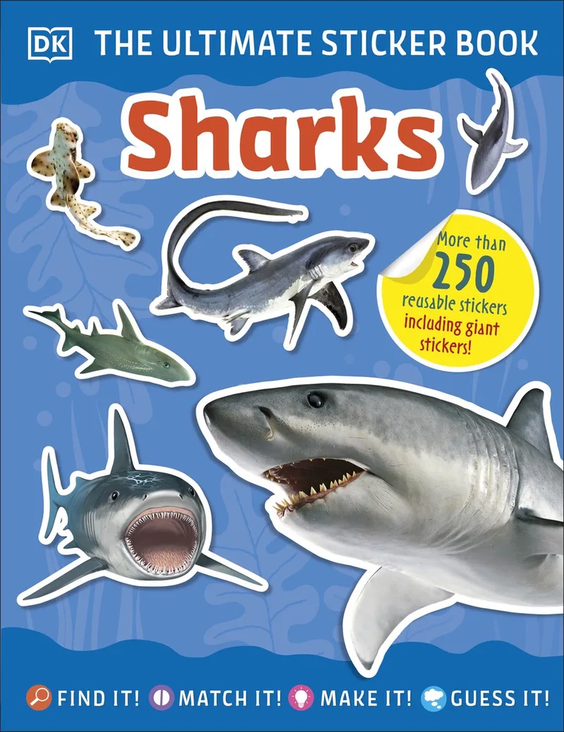 Ultimate Sticker Book Sharks von DK – Buchfoto