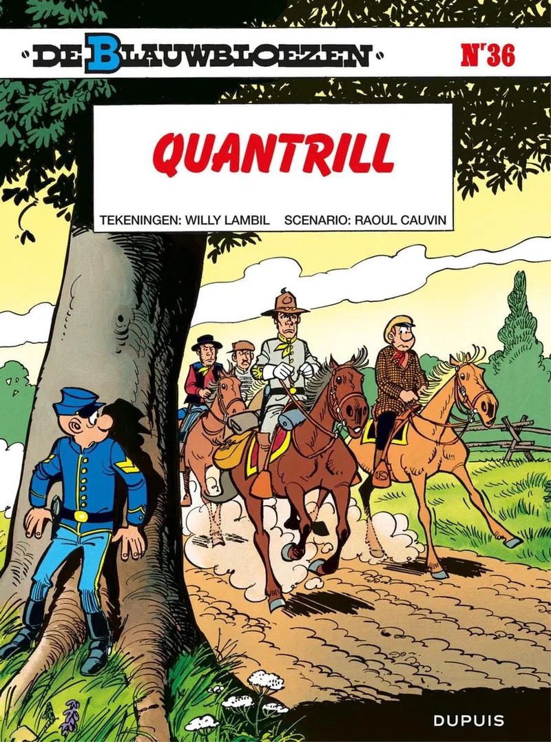 De Blauwbloezen 36 - Quantrill fra Dupuis – billede af bogen
