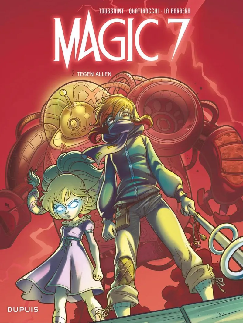 Magic 7 2 - Tegen allen! fra Dupuis – billede af bogen