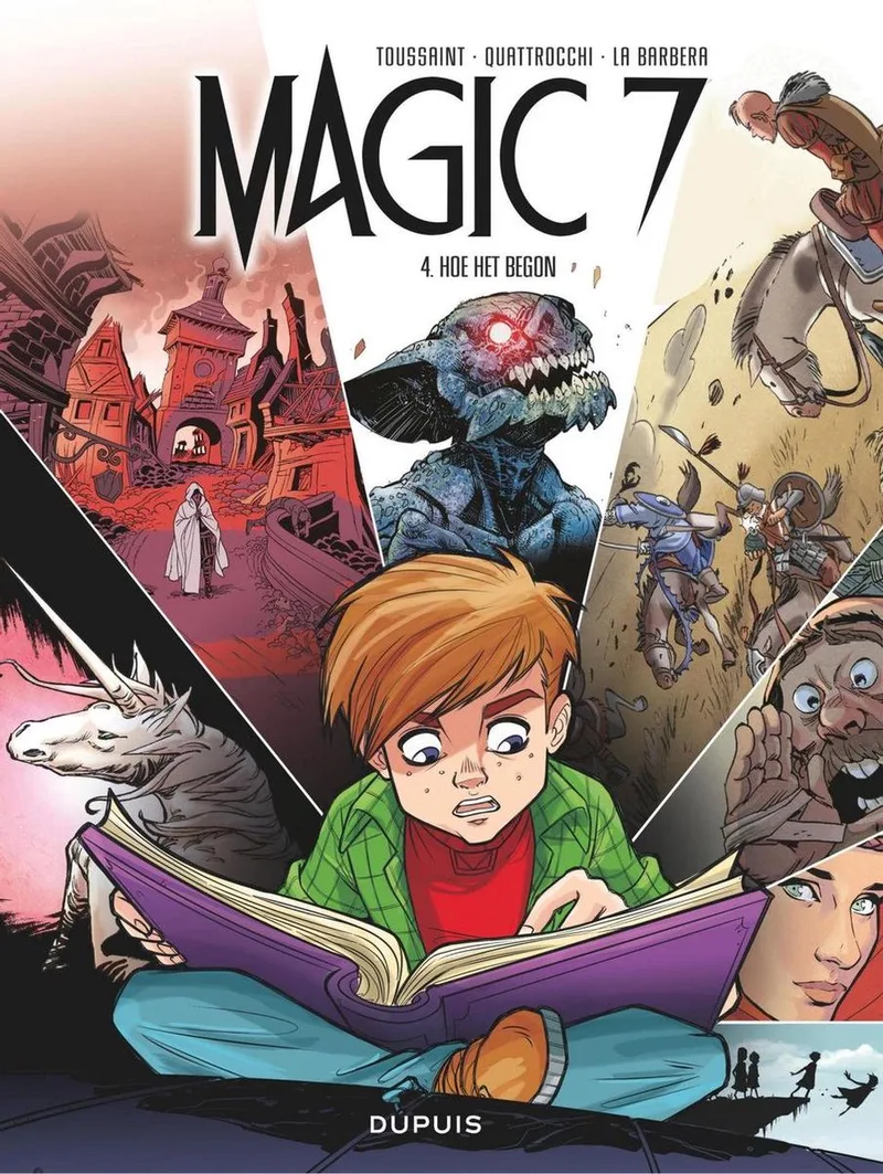 Magic 7 4 - Hoe het begon fra Dupuis – billede af bogen