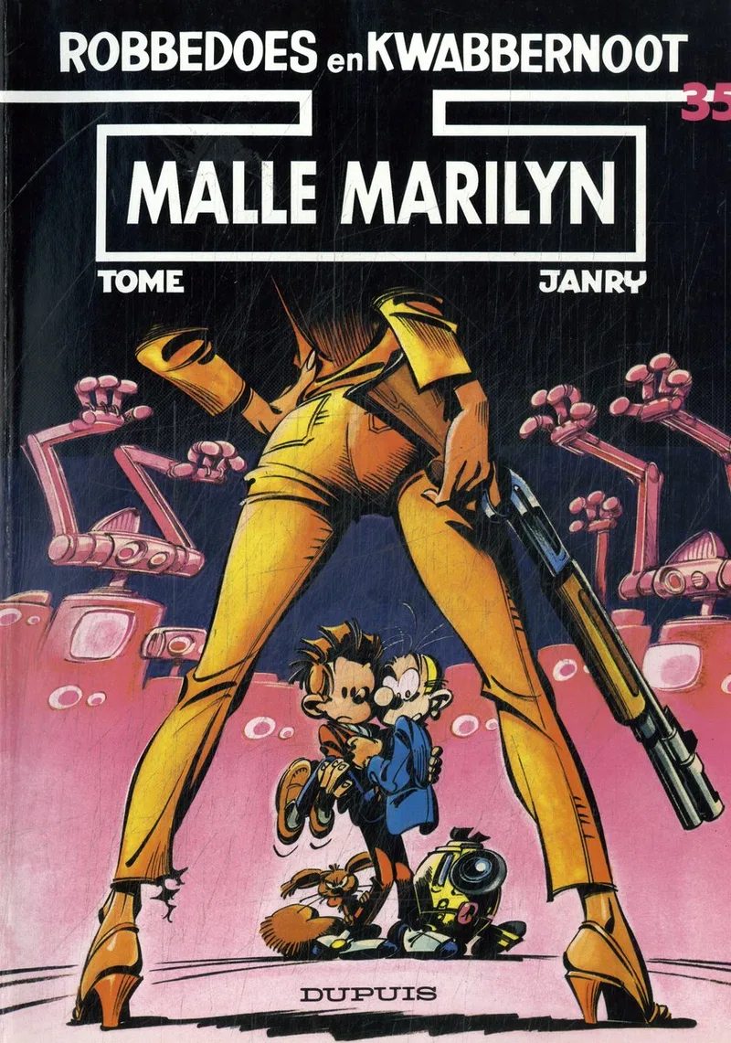 Malle marilyn fra Dupuis – billede af bogen