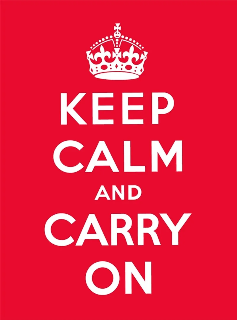 Keep Calm and Carry On fra Ebury Press – billede af bogen
