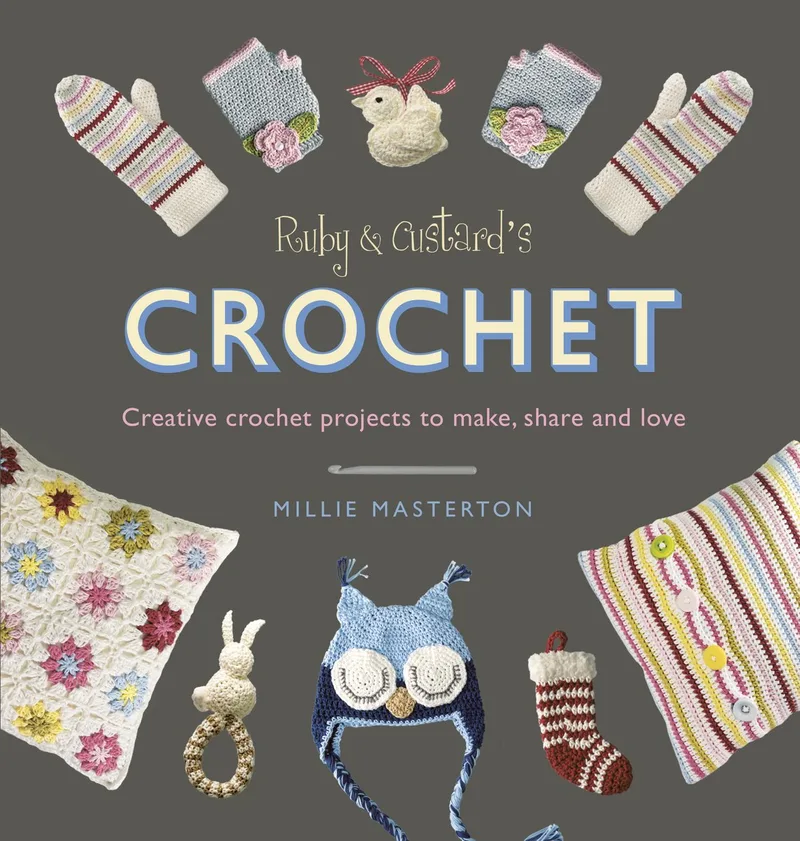 Ruby & Custards Crochet från Ebury Press – bokbild
