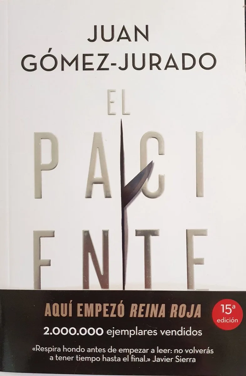 El paciente de Ediciones B – photo du livre