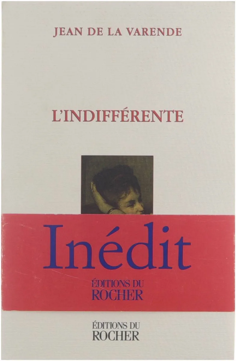 L'indifférente von Editions Du Rocher – Buchfoto